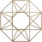Ekena Millwork Guardian Wood Fretwork Pierced Ceiling Medallion, Hickory, 36"OD x 14"ID x 3/8"T CMWP36X36X0375GDHI - alternate 1